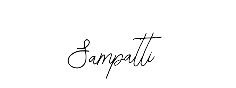 Bearetta-2O07w is a professional signature style that is perfect for those who want to add a touch of class to their signature. It is also a great choice for those who want to make their signature more unique. Get Sampatti name to fancy signature for free. Sampatti signature style 12 images and pictures png