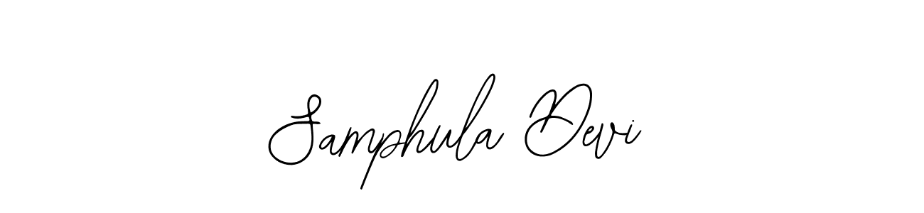 You should practise on your own different ways (Bearetta-2O07w) to write your name (Samphula Devi) in signature. don't let someone else do it for you. Samphula Devi signature style 12 images and pictures png