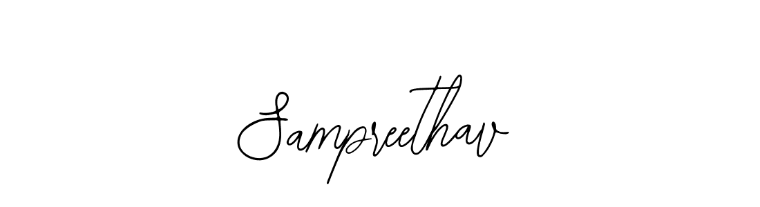 It looks lik you need a new signature style for name Sampreethav. Design unique handwritten (Bearetta-2O07w) signature with our free signature maker in just a few clicks. Sampreethav signature style 12 images and pictures png