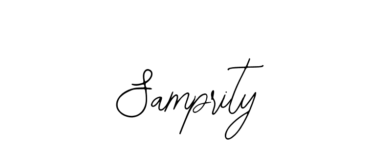 Design your own signature with our free online signature maker. With this signature software, you can create a handwritten (Bearetta-2O07w) signature for name Samprity. Samprity signature style 12 images and pictures png