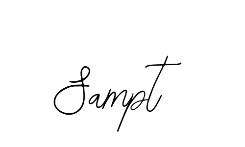 You should practise on your own different ways (Bearetta-2O07w) to write your name (Sampt) in signature. don't let someone else do it for you. Sampt signature style 12 images and pictures png