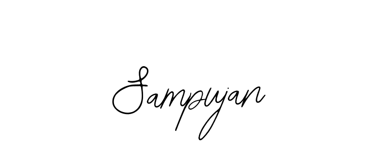 Sampujan stylish signature style. Best Handwritten Sign (Bearetta-2O07w) for my name. Handwritten Signature Collection Ideas for my name Sampujan. Sampujan signature style 12 images and pictures png