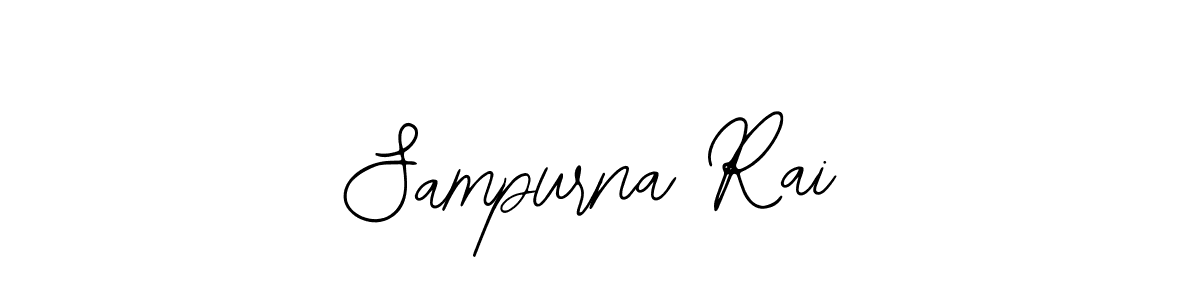 How to make Sampurna Rai signature? Bearetta-2O07w is a professional autograph style. Create handwritten signature for Sampurna Rai name. Sampurna Rai signature style 12 images and pictures png