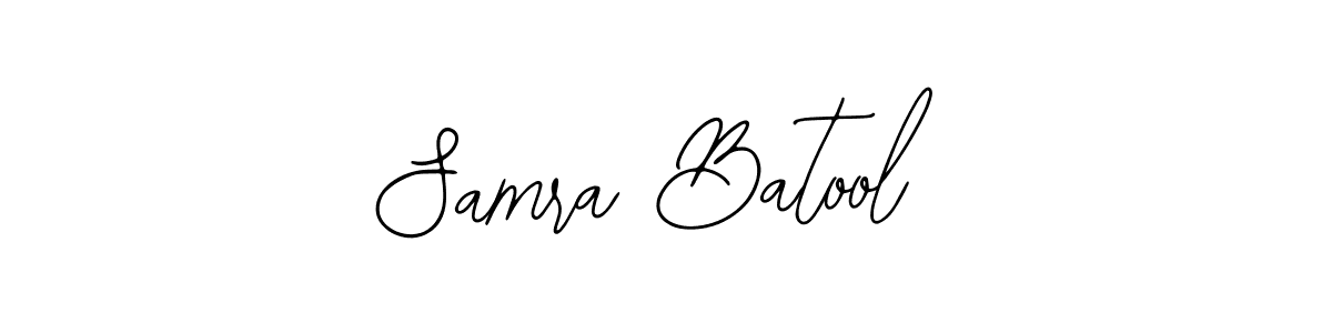 Samra Batool stylish signature style. Best Handwritten Sign (Bearetta-2O07w) for my name. Handwritten Signature Collection Ideas for my name Samra Batool. Samra Batool signature style 12 images and pictures png