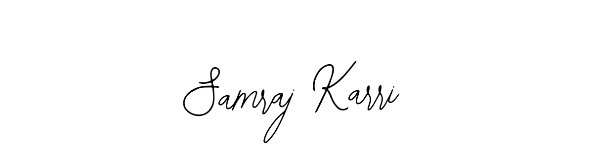 Design your own signature with our free online signature maker. With this signature software, you can create a handwritten (Bearetta-2O07w) signature for name Samraj Karri. Samraj Karri signature style 12 images and pictures png