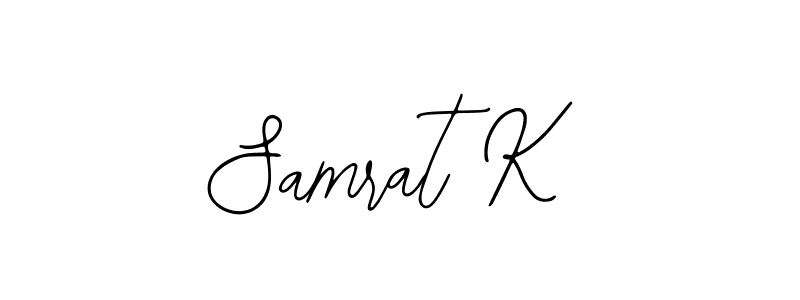 Samrat K stylish signature style. Best Handwritten Sign (Bearetta-2O07w) for my name. Handwritten Signature Collection Ideas for my name Samrat K. Samrat K signature style 12 images and pictures png