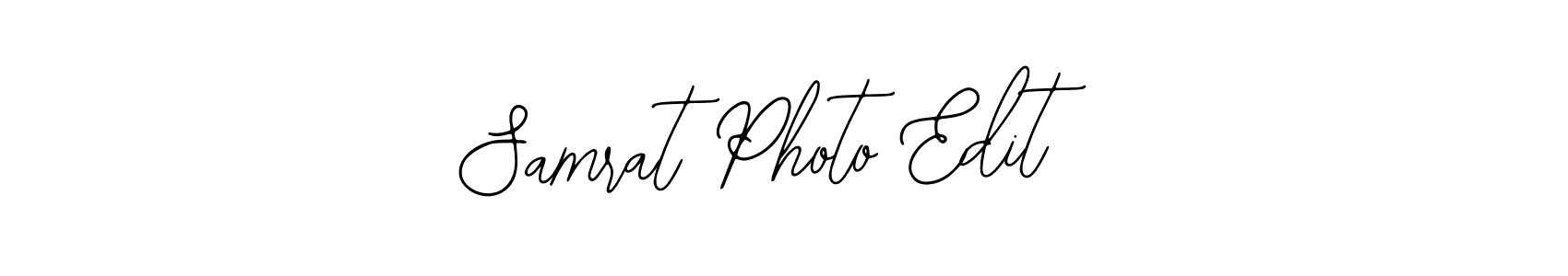 Design your own signature with our free online signature maker. With this signature software, you can create a handwritten (Bearetta-2O07w) signature for name Samrat Photo Edit. Samrat Photo Edit signature style 12 images and pictures png