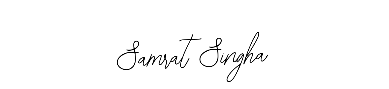 Use a signature maker to create a handwritten signature online. With this signature software, you can design (Bearetta-2O07w) your own signature for name Samrat Singha. Samrat Singha signature style 12 images and pictures png