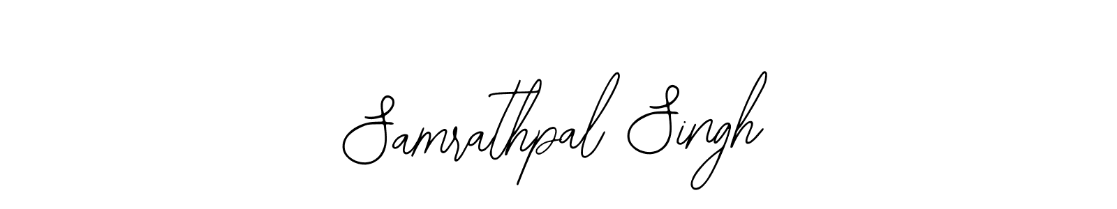 How to make Samrathpal Singh signature? Bearetta-2O07w is a professional autograph style. Create handwritten signature for Samrathpal Singh name. Samrathpal Singh signature style 12 images and pictures png