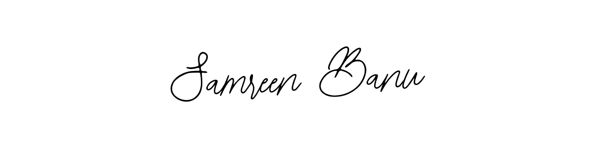 Create a beautiful signature design for name Samreen Banu. With this signature (Bearetta-2O07w) fonts, you can make a handwritten signature for free. Samreen Banu signature style 12 images and pictures png