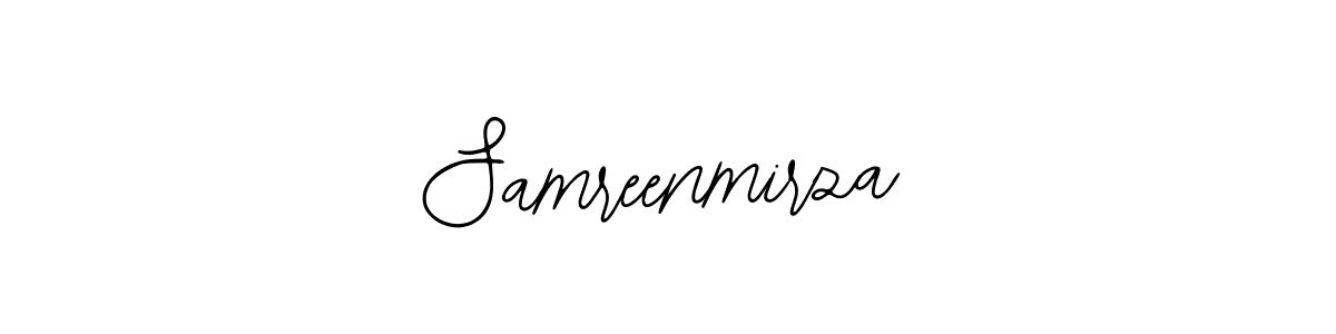 Design your own signature with our free online signature maker. With this signature software, you can create a handwritten (Bearetta-2O07w) signature for name Samreenmirza. Samreenmirza signature style 12 images and pictures png