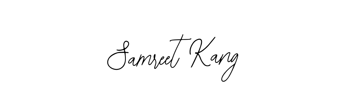 Similarly Bearetta-2O07w is the best handwritten signature design. Signature creator online .You can use it as an online autograph creator for name Samreet Kang. Samreet Kang signature style 12 images and pictures png