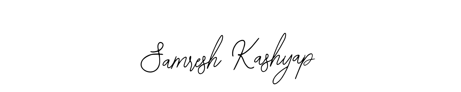 Similarly Bearetta-2O07w is the best handwritten signature design. Signature creator online .You can use it as an online autograph creator for name Samresh Kashyap. Samresh Kashyap signature style 12 images and pictures png