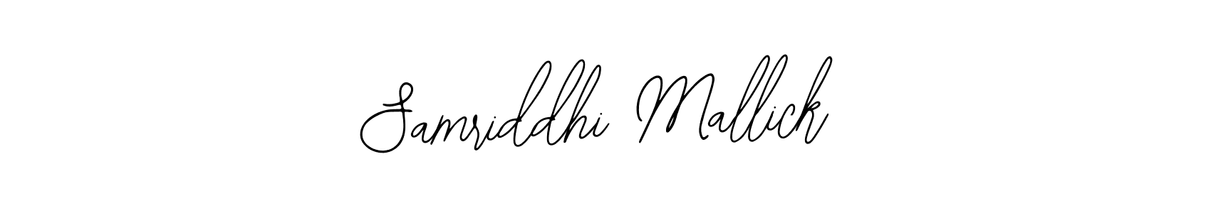 How to make Samriddhi Mallick name signature. Use Bearetta-2O07w style for creating short signs online. This is the latest handwritten sign. Samriddhi Mallick signature style 12 images and pictures png