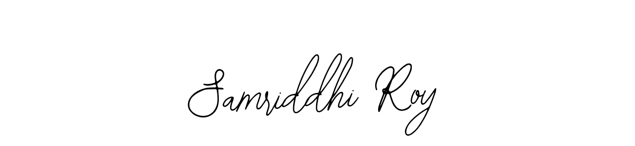 The best way (Bearetta-2O07w) to make a short signature is to pick only two or three words in your name. The name Samriddhi Roy include a total of six letters. For converting this name. Samriddhi Roy signature style 12 images and pictures png