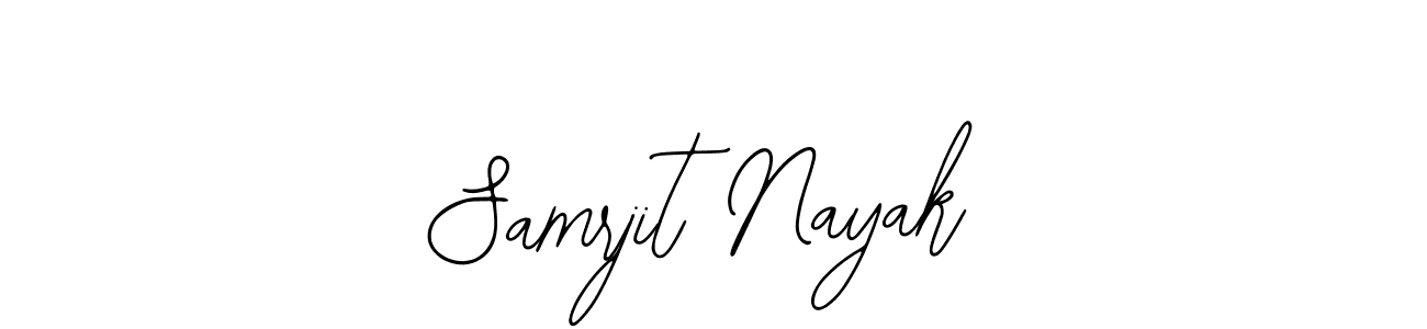 How to Draw Samrjit Nayak signature style? Bearetta-2O07w is a latest design signature styles for name Samrjit Nayak. Samrjit Nayak signature style 12 images and pictures png