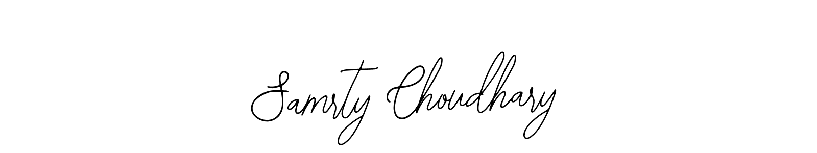 Make a short Samrty Choudhary signature style. Manage your documents anywhere anytime using Bearetta-2O07w. Create and add eSignatures, submit forms, share and send files easily. Samrty Choudhary signature style 12 images and pictures png