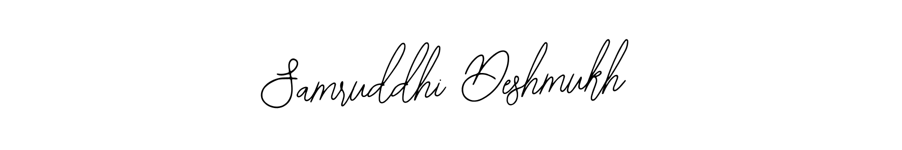 Create a beautiful signature design for name Samruddhi Deshmukh. With this signature (Bearetta-2O07w) fonts, you can make a handwritten signature for free. Samruddhi Deshmukh signature style 12 images and pictures png