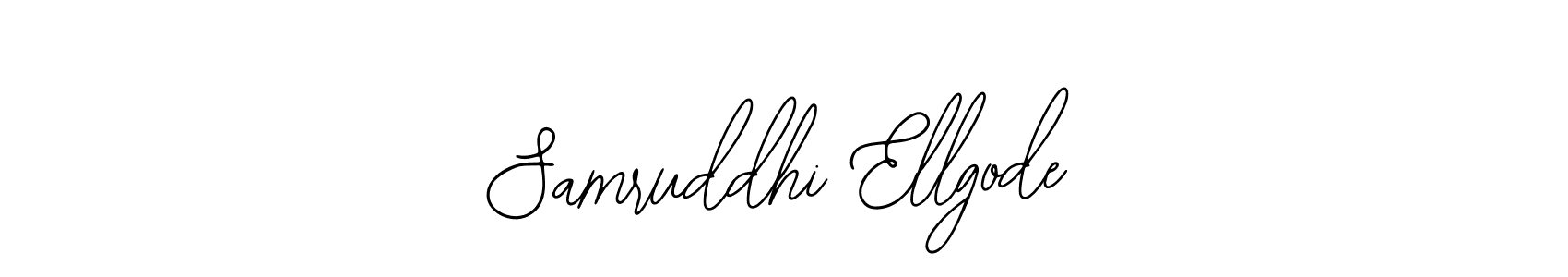 How to make Samruddhi Ellgode name signature. Use Bearetta-2O07w style for creating short signs online. This is the latest handwritten sign. Samruddhi Ellgode signature style 12 images and pictures png