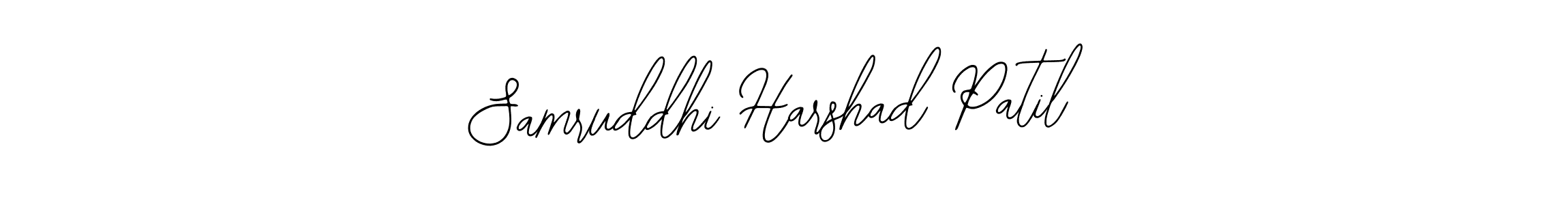 Create a beautiful signature design for name Samruddhi Harshad Patil. With this signature (Bearetta-2O07w) fonts, you can make a handwritten signature for free. Samruddhi Harshad Patil signature style 12 images and pictures png