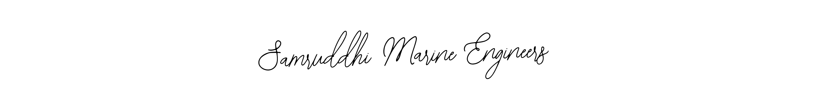 Use a signature maker to create a handwritten signature online. With this signature software, you can design (Bearetta-2O07w) your own signature for name Samruddhi Marine Engineers . Samruddhi Marine Engineers  signature style 12 images and pictures png