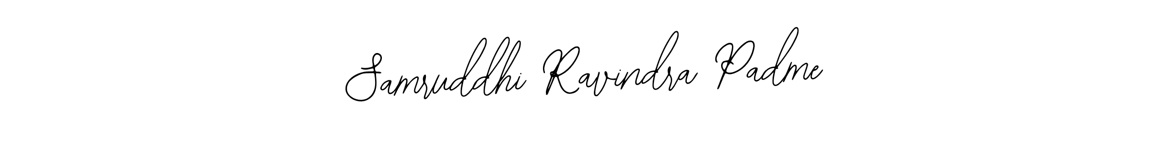 Use a signature maker to create a handwritten signature online. With this signature software, you can design (Bearetta-2O07w) your own signature for name Samruddhi Ravindra Padme. Samruddhi Ravindra Padme signature style 12 images and pictures png