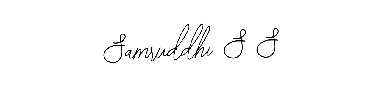 See photos of Samruddhi S S official signature by Spectra . Check more albums & portfolios. Read reviews & check more about Bearetta-2O07w font. Samruddhi S S signature style 12 images and pictures png