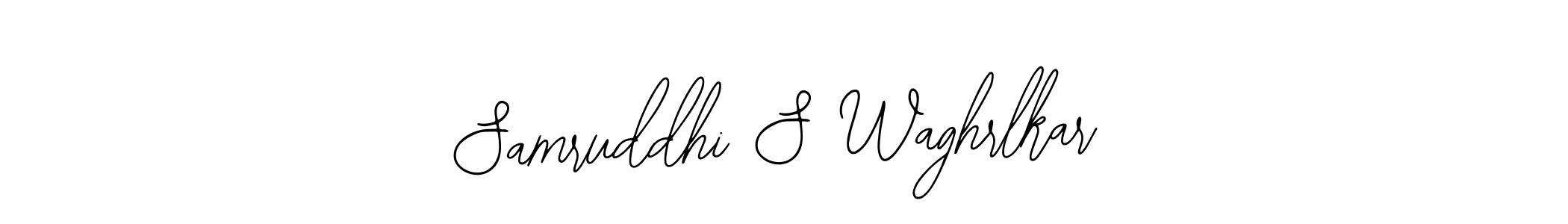 How to make Samruddhi S Waghrlkar signature? Bearetta-2O07w is a professional autograph style. Create handwritten signature for Samruddhi S Waghrlkar name. Samruddhi S Waghrlkar signature style 12 images and pictures png