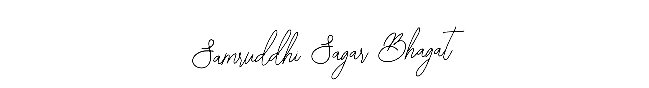Make a beautiful signature design for name Samruddhi Sagar Bhagat. Use this online signature maker to create a handwritten signature for free. Samruddhi Sagar Bhagat signature style 12 images and pictures png