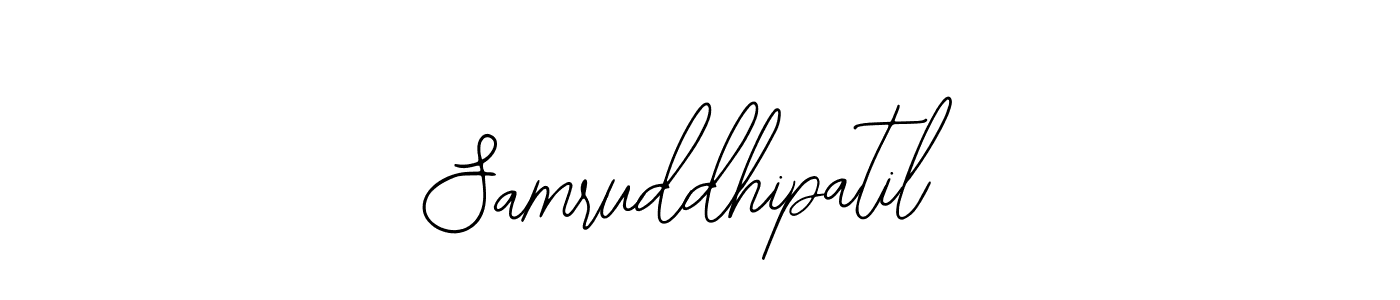 How to make Samruddhipatil name signature. Use Bearetta-2O07w style for creating short signs online. This is the latest handwritten sign. Samruddhipatil signature style 12 images and pictures png