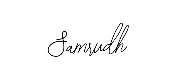 Design your own signature with our free online signature maker. With this signature software, you can create a handwritten (Bearetta-2O07w) signature for name Samrudh. Samrudh signature style 12 images and pictures png