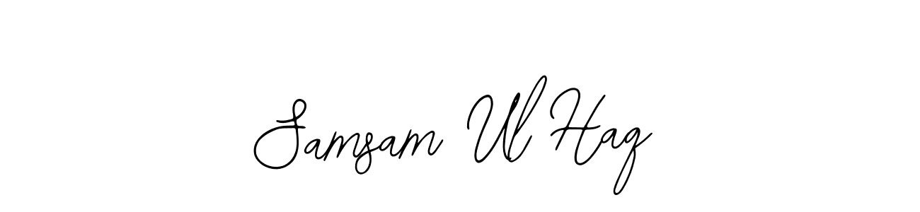 Samsam Ul Haq stylish signature style. Best Handwritten Sign (Bearetta-2O07w) for my name. Handwritten Signature Collection Ideas for my name Samsam Ul Haq. Samsam Ul Haq signature style 12 images and pictures png