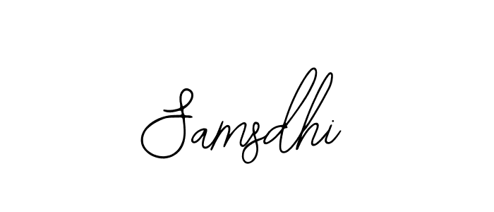 Also we have Samsdhi name is the best signature style. Create professional handwritten signature collection using Bearetta-2O07w autograph style. Samsdhi signature style 12 images and pictures png