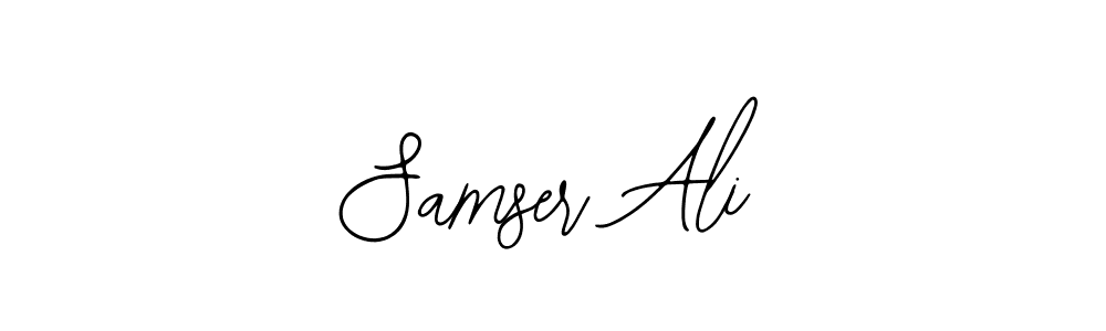 Best and Professional Signature Style for Samser Ali. Bearetta-2O07w Best Signature Style Collection. Samser Ali signature style 12 images and pictures png