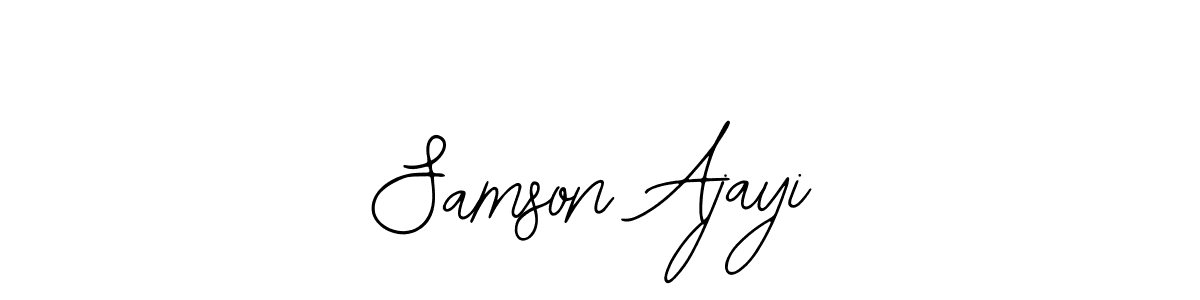 It looks lik you need a new signature style for name Samson Ajayi. Design unique handwritten (Bearetta-2O07w) signature with our free signature maker in just a few clicks. Samson Ajayi signature style 12 images and pictures png