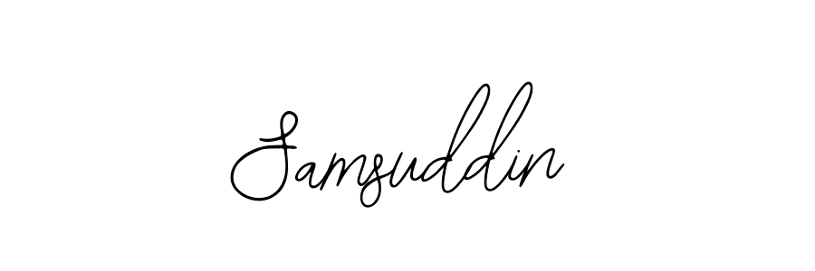 Create a beautiful signature design for name Samsuddin. With this signature (Bearetta-2O07w) fonts, you can make a handwritten signature for free. Samsuddin signature style 12 images and pictures png