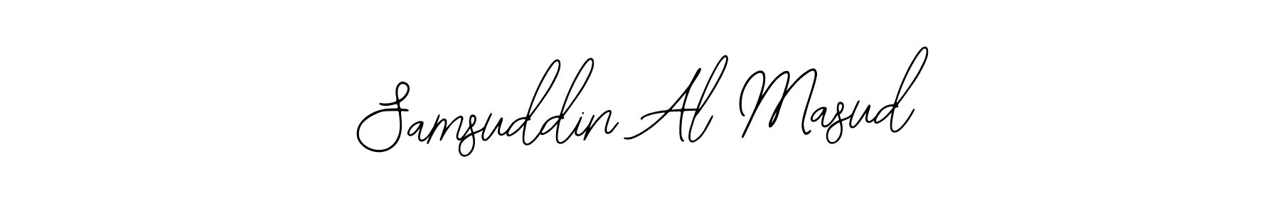 Samsuddin Al Masud stylish signature style. Best Handwritten Sign (Bearetta-2O07w) for my name. Handwritten Signature Collection Ideas for my name Samsuddin Al Masud. Samsuddin Al Masud signature style 12 images and pictures png