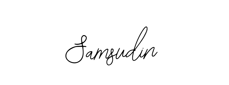 Samsudin stylish signature style. Best Handwritten Sign (Bearetta-2O07w) for my name. Handwritten Signature Collection Ideas for my name Samsudin. Samsudin signature style 12 images and pictures png