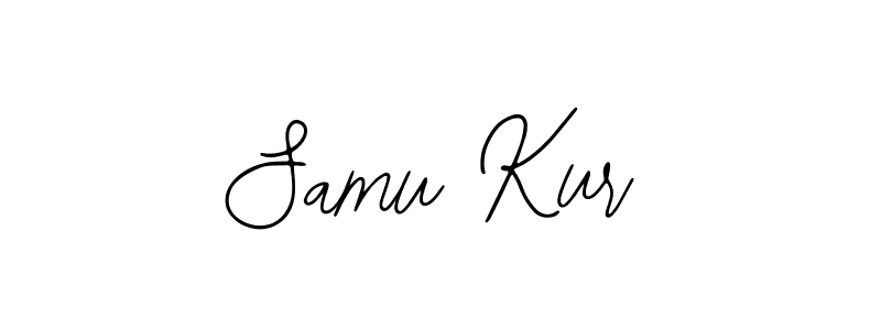 if you are searching for the best signature style for your name Samu Kur. so please give up your signature search. here we have designed multiple signature styles  using Bearetta-2O07w. Samu Kur signature style 12 images and pictures png