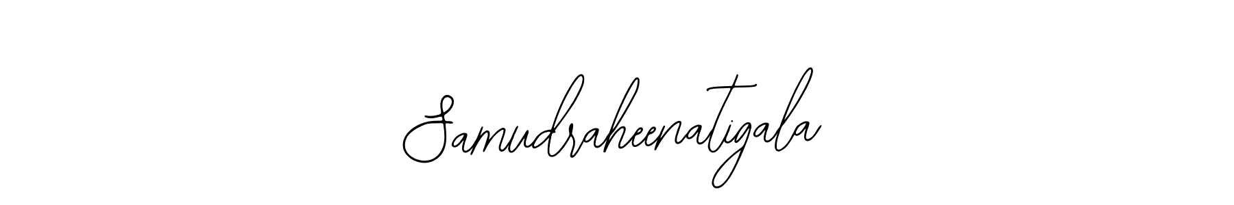 Use a signature maker to create a handwritten signature online. With this signature software, you can design (Bearetta-2O07w) your own signature for name Samudraheenatigala. Samudraheenatigala signature style 12 images and pictures png
