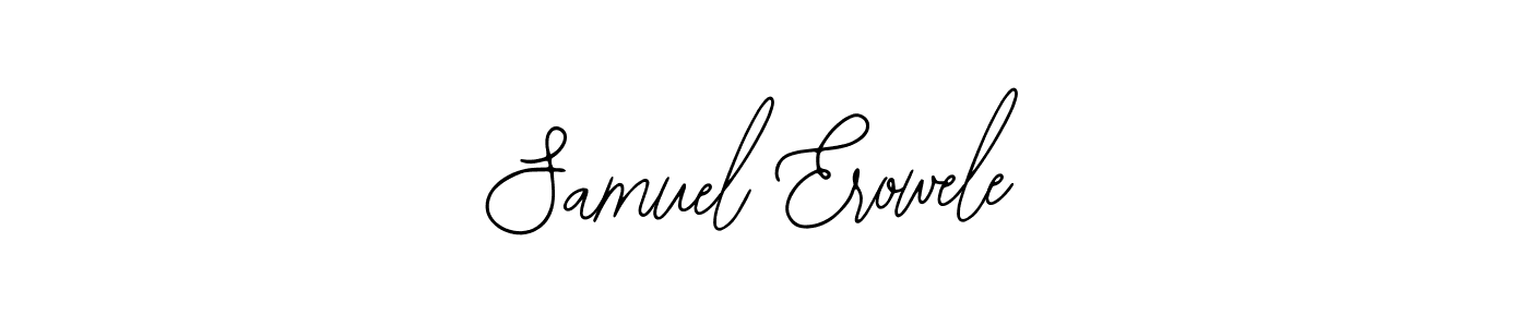 See photos of Samuel Erowele official signature by Spectra . Check more albums & portfolios. Read reviews & check more about Bearetta-2O07w font. Samuel Erowele signature style 12 images and pictures png