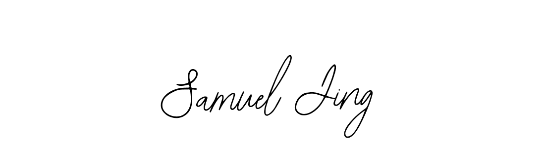 The best way (Bearetta-2O07w) to make a short signature is to pick only two or three words in your name. The name Samuel Jing include a total of six letters. For converting this name. Samuel Jing signature style 12 images and pictures png