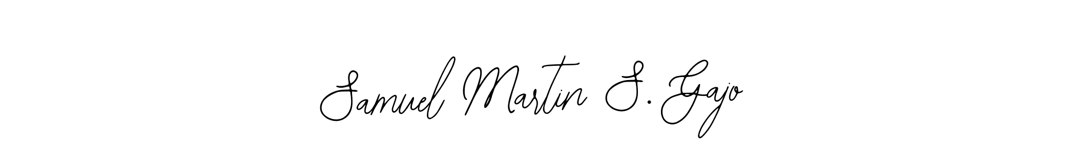 Use a signature maker to create a handwritten signature online. With this signature software, you can design (Bearetta-2O07w) your own signature for name Samuel Martin S. Gajo. Samuel Martin S. Gajo signature style 12 images and pictures png