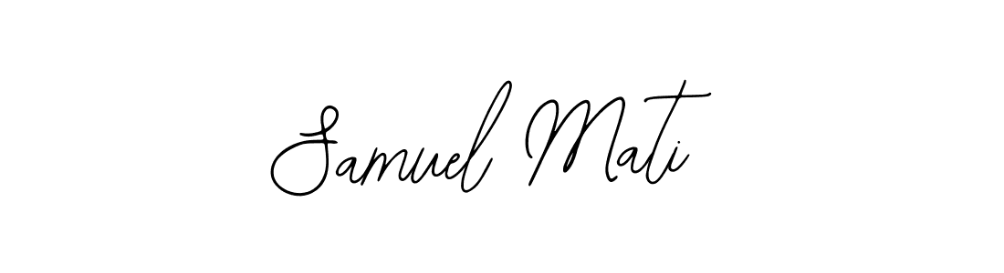 Samuel Mati stylish signature style. Best Handwritten Sign (Bearetta-2O07w) for my name. Handwritten Signature Collection Ideas for my name Samuel Mati. Samuel Mati signature style 12 images and pictures png