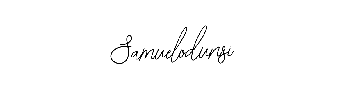 You should practise on your own different ways (Bearetta-2O07w) to write your name (Samuelodunsi) in signature. don't let someone else do it for you. Samuelodunsi signature style 12 images and pictures png