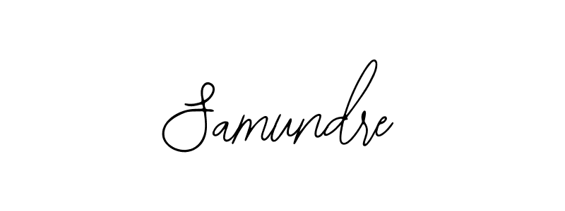 Bearetta-2O07w is a professional signature style that is perfect for those who want to add a touch of class to their signature. It is also a great choice for those who want to make their signature more unique. Get Samundre name to fancy signature for free. Samundre signature style 12 images and pictures png