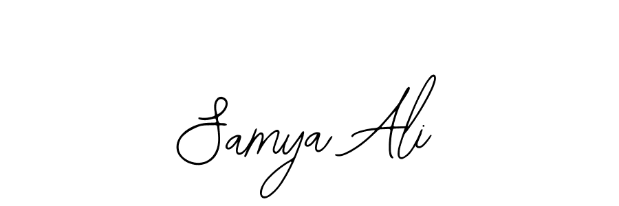 if you are searching for the best signature style for your name Samya Ali. so please give up your signature search. here we have designed multiple signature styles  using Bearetta-2O07w. Samya Ali signature style 12 images and pictures png