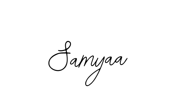 Make a beautiful signature design for name Samyaa. With this signature (Bearetta-2O07w) style, you can create a handwritten signature for free. Samyaa signature style 12 images and pictures png