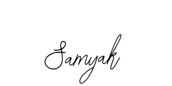 Also we have Samyak name is the best signature style. Create professional handwritten signature collection using Bearetta-2O07w autograph style. Samyak signature style 12 images and pictures png
