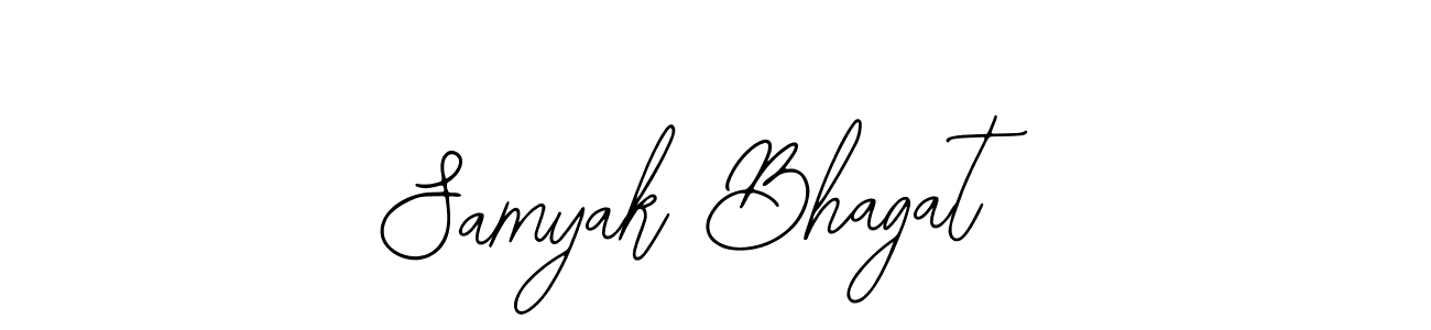 How to make Samyak Bhagat signature? Bearetta-2O07w is a professional autograph style. Create handwritten signature for Samyak Bhagat name. Samyak Bhagat signature style 12 images and pictures png